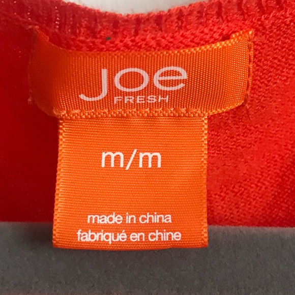 New Joe Fresh V-Neck All Season Lightweight Sweater Size Medium - Picture 4 of 6